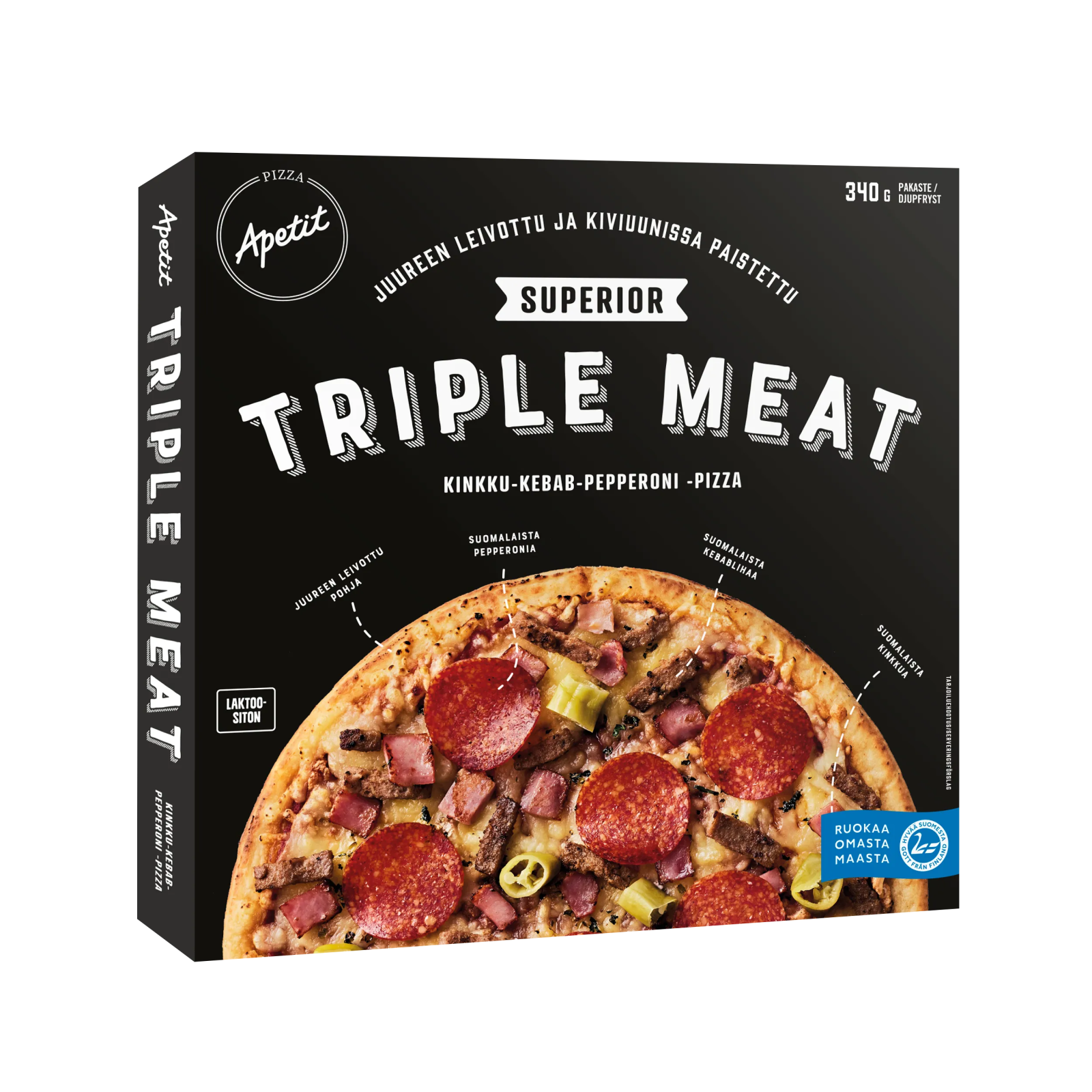 Apetit Superior Triple Meat pizza pakaste 340g